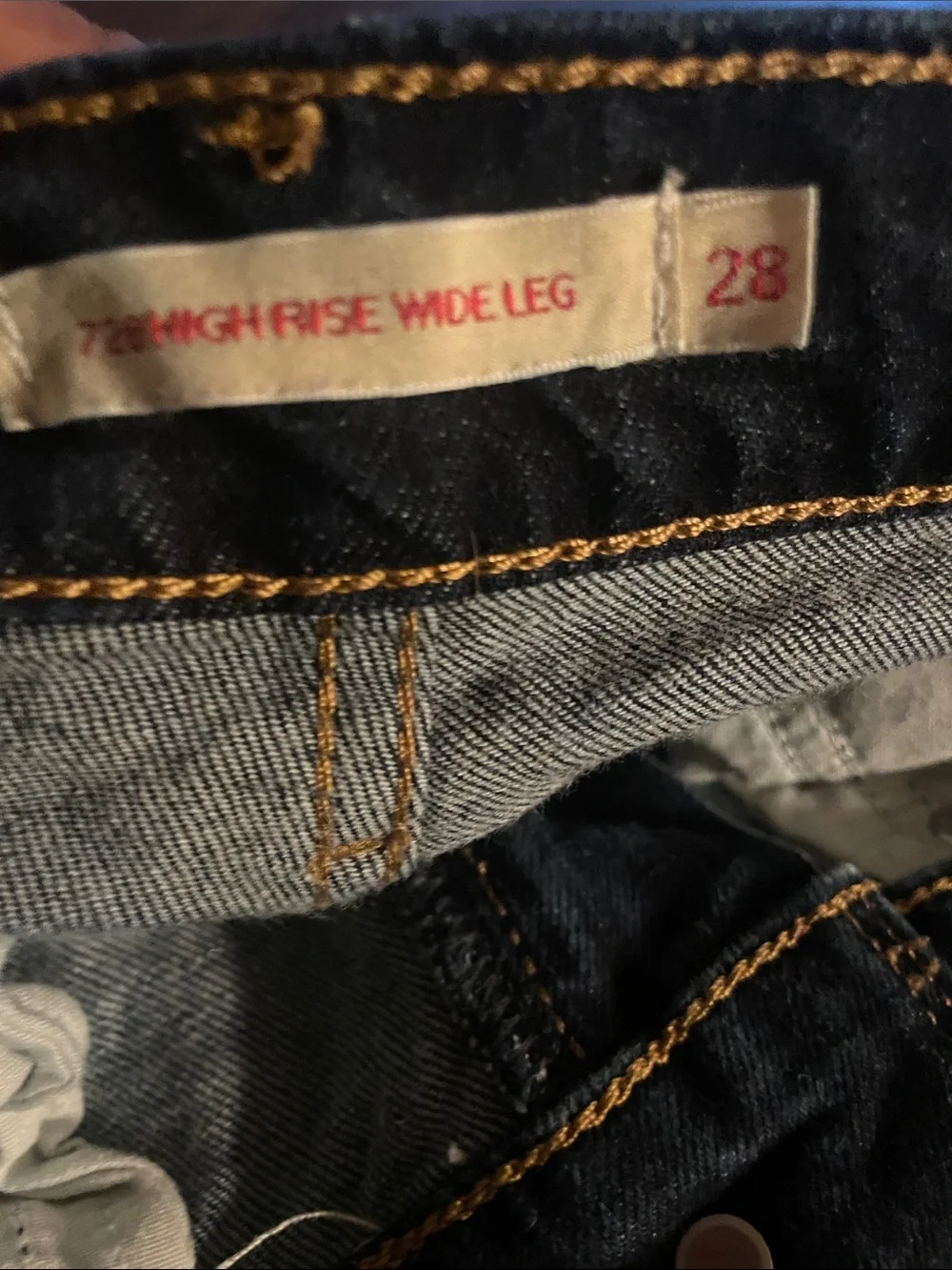 728 high rise Wide Leg jeans - Picture 4 of 4
